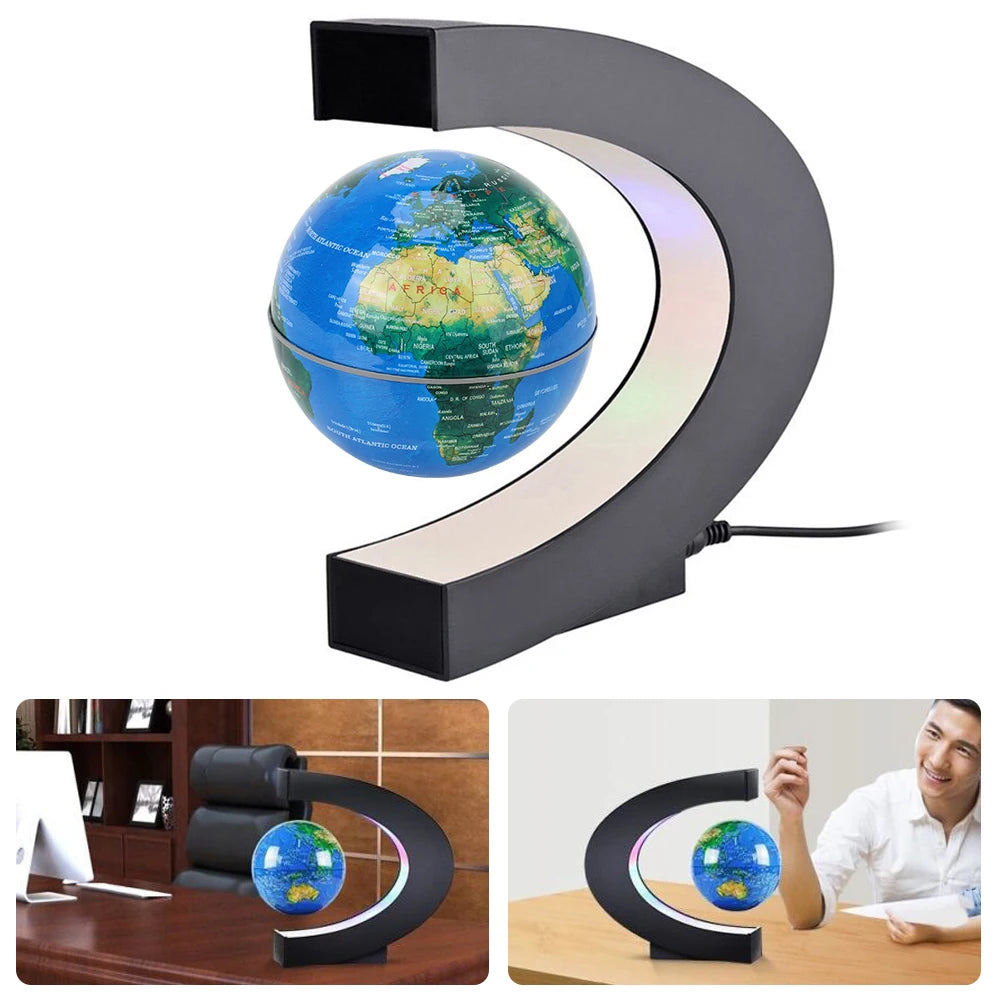 Magnetic Levitation Globe LED World Map | Unique Home Decor Gift