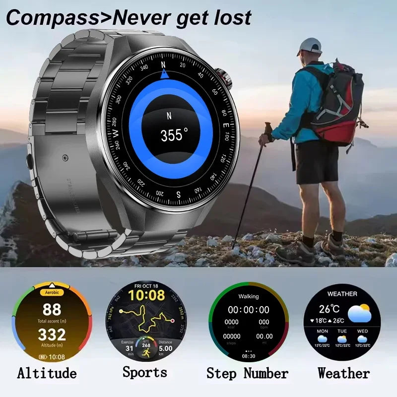 G5 PLUS Smartwatch | 1.75" HD AMOLED, GPS & Fitness Tracker