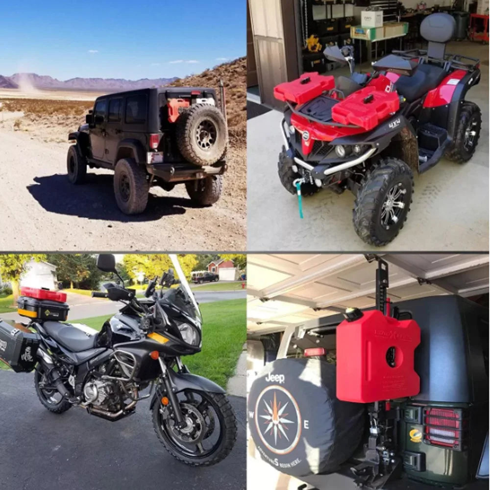 Motorcycle Fuel Tank 3/5L Child Lock Anti-static Jerry Can