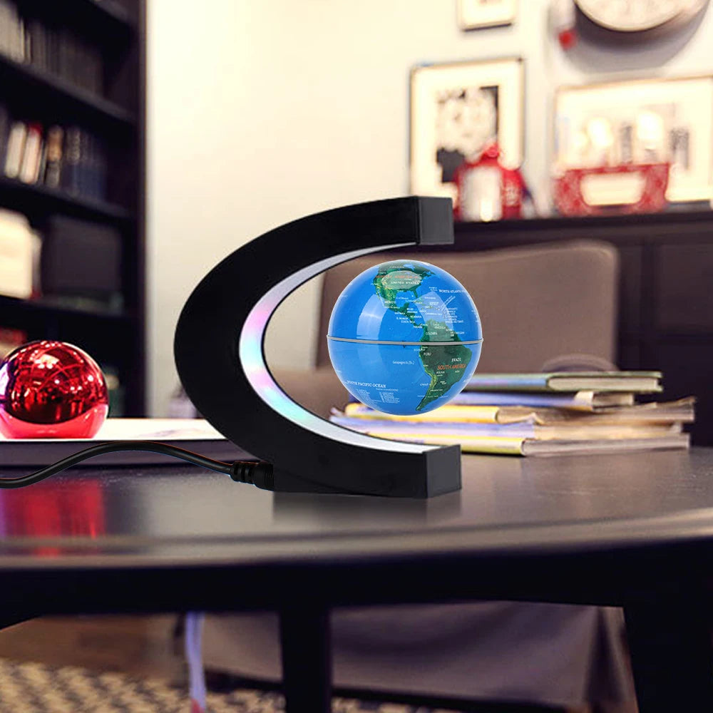 Magnetic Levitation Globe LED World Map | Unique Home Decor Gift
