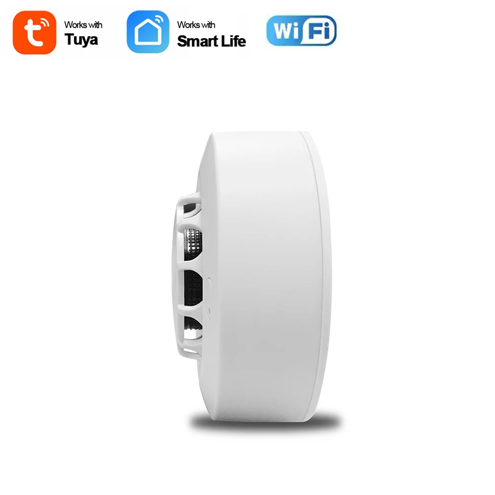 Tuya Smart WiFi & Bluetooth Smoke Detector with Temp & Humidity