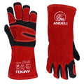 ANDELI 14inch Welding Gloves - TIG/MIG/BBQ Heat Resistant Long Sleeve