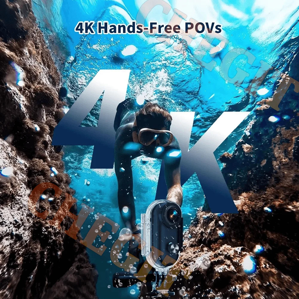 Vabena 4K FHD Action Camera | Ultra HD Adventure Cam for Sports & Motorcycle
