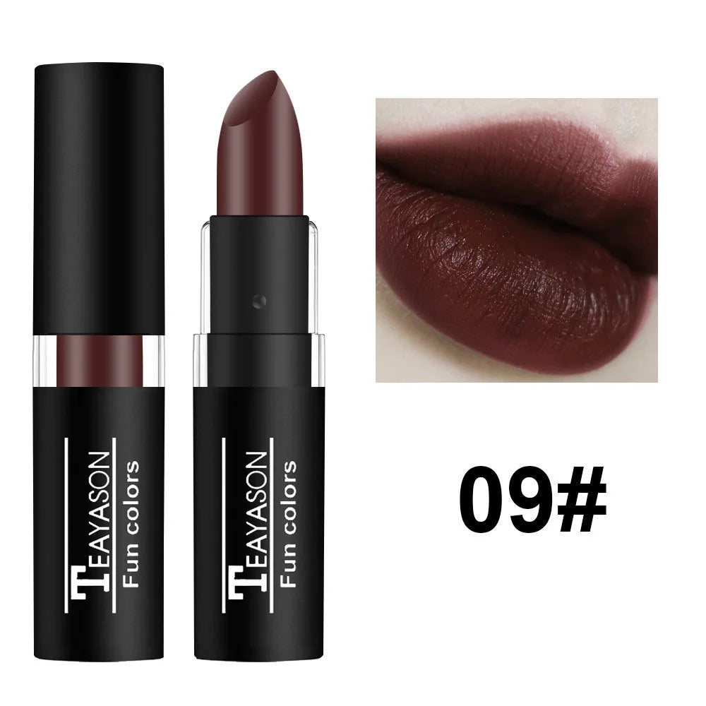12 Colors Waterproof Matte Lipstick Set - Long Lasting Lip Gloss