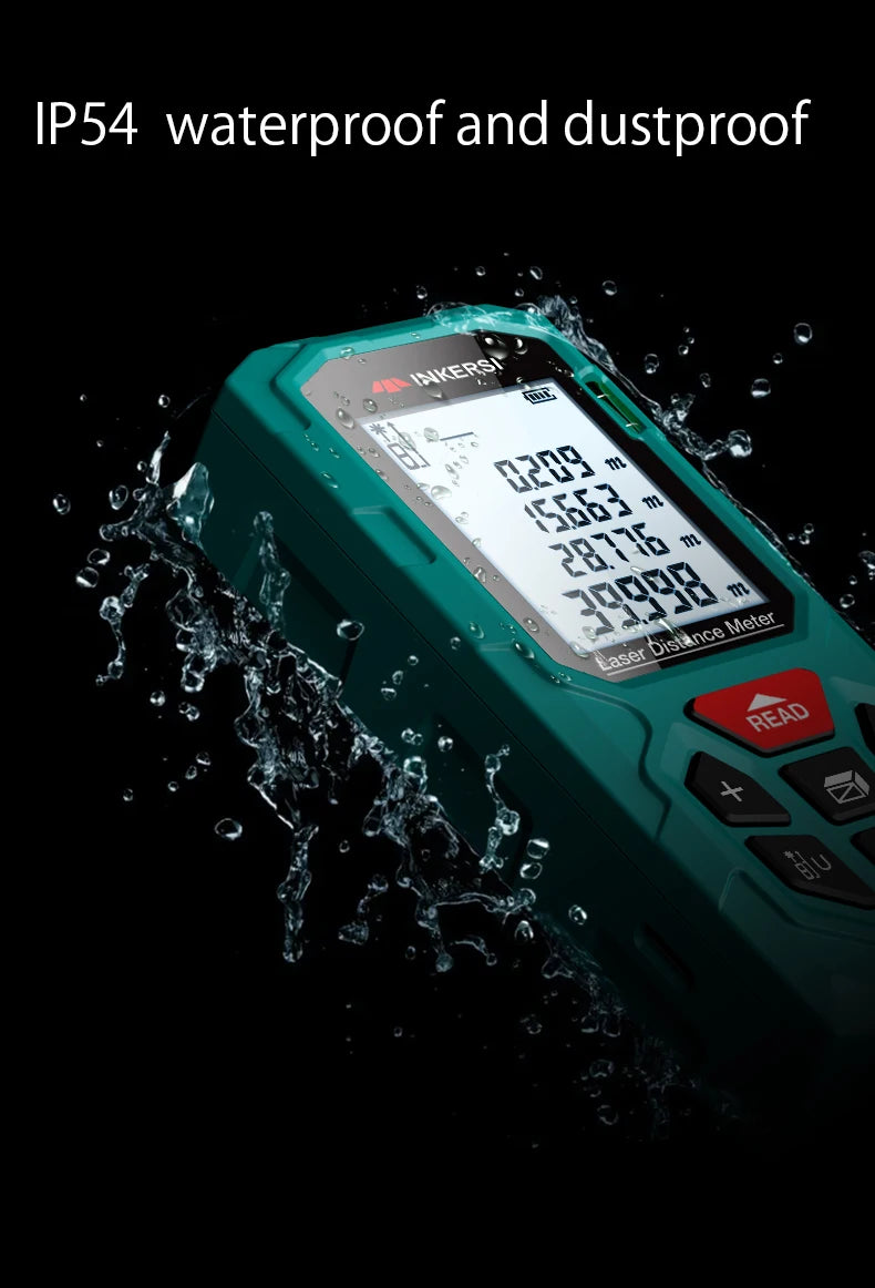 INKERSI High Precision Laser Rangefinder Digital Tape Measure