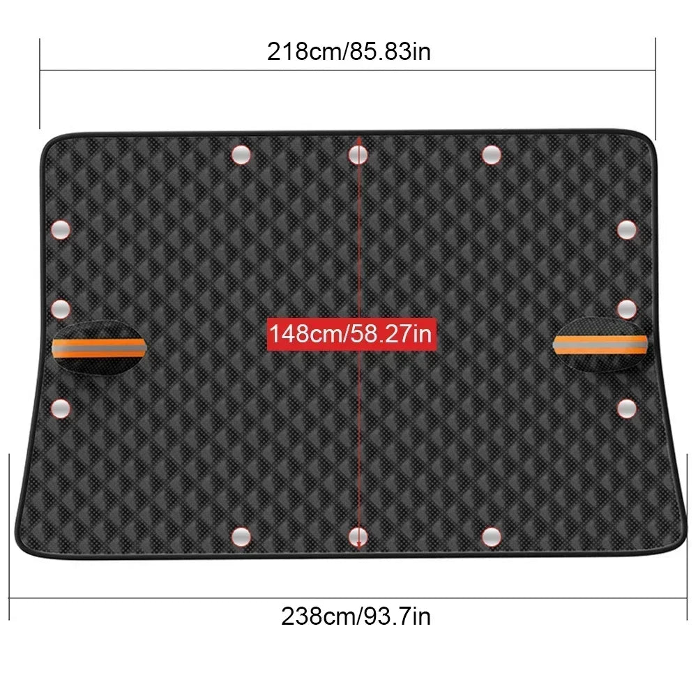 All-Weather Magnetic Windshield Protector | Frostproof & Sunshade