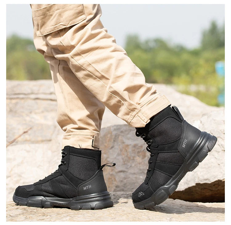 Vabena Breathable Anti-Smash Safety Boots for Work