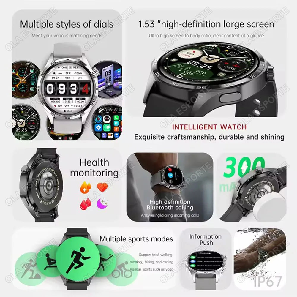 Vabena Watch 5 Pro GPS NFC Smartwatch | AMOLED Display