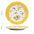 Elegant European Lemon Ceramic Dining Set | Dinner Plates & Coffee Cups