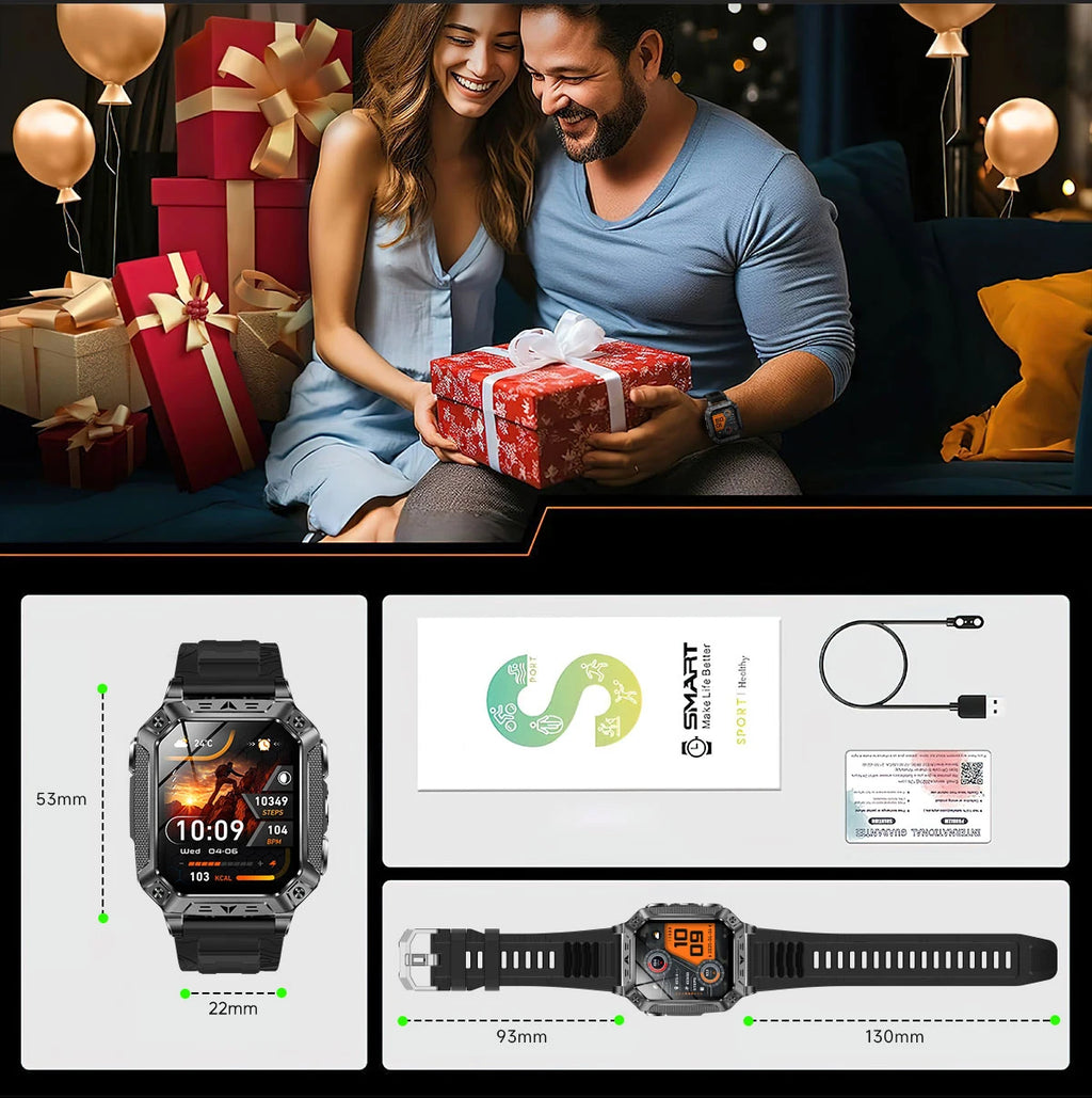 Apex Outdoor Smartwatch | GPS, Flashlight, AMOLED, 10ATM - Your Ultimate Adventure Companion