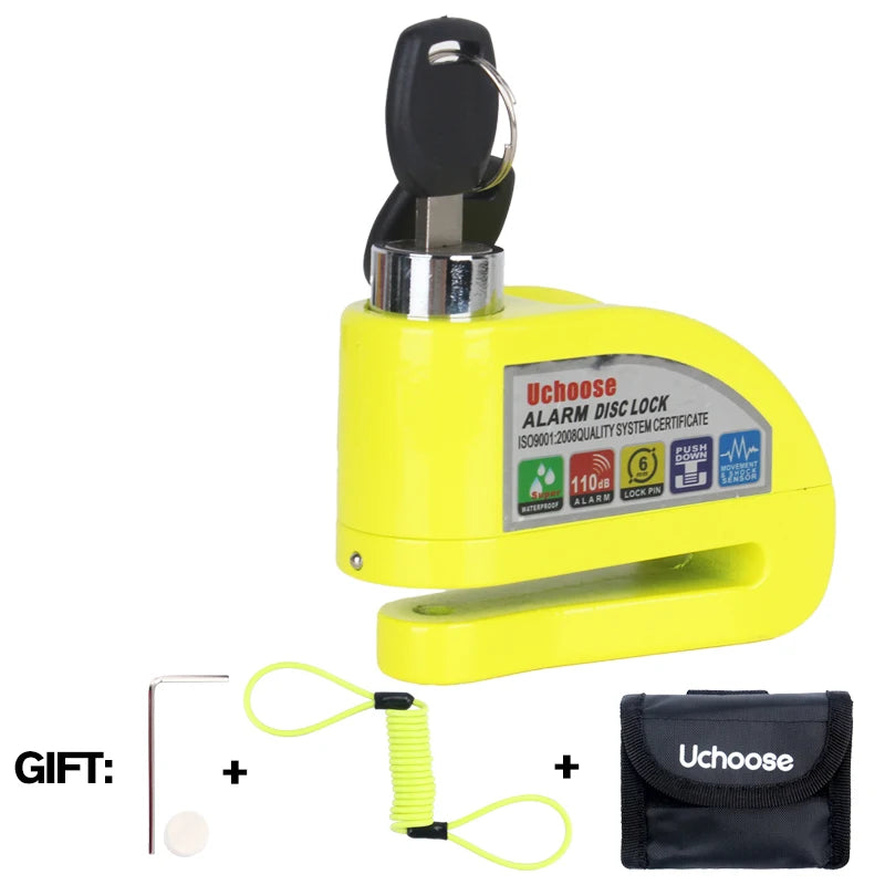 Vabena Motorcycle Disc Brake Alarm Lock | Anti-Theft Scooter Security