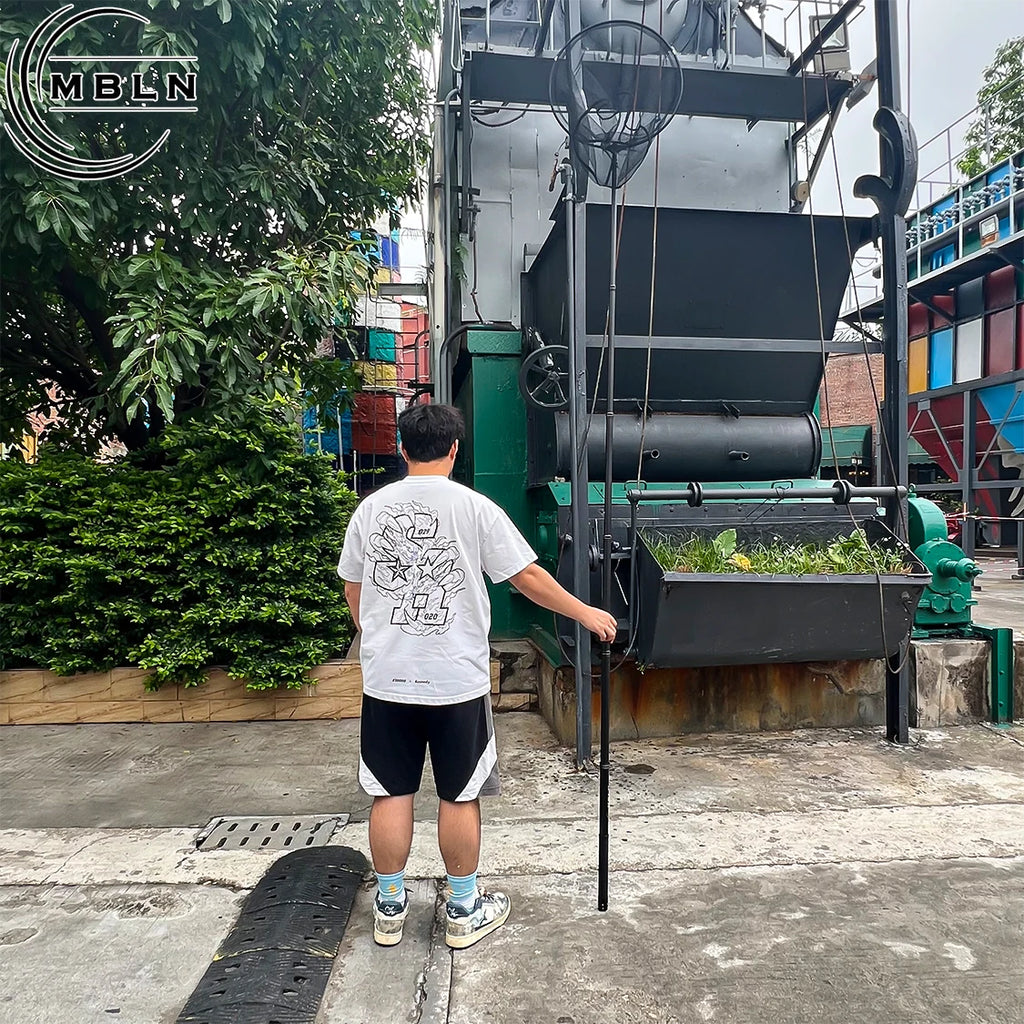 MBLN Carbon Fiber Telescopic Shovel Net | 3m Pole, 45cm Head