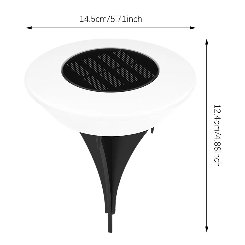 SHENZHITECH Solar Ground Lights - High-Efficiency Landscape Lighting