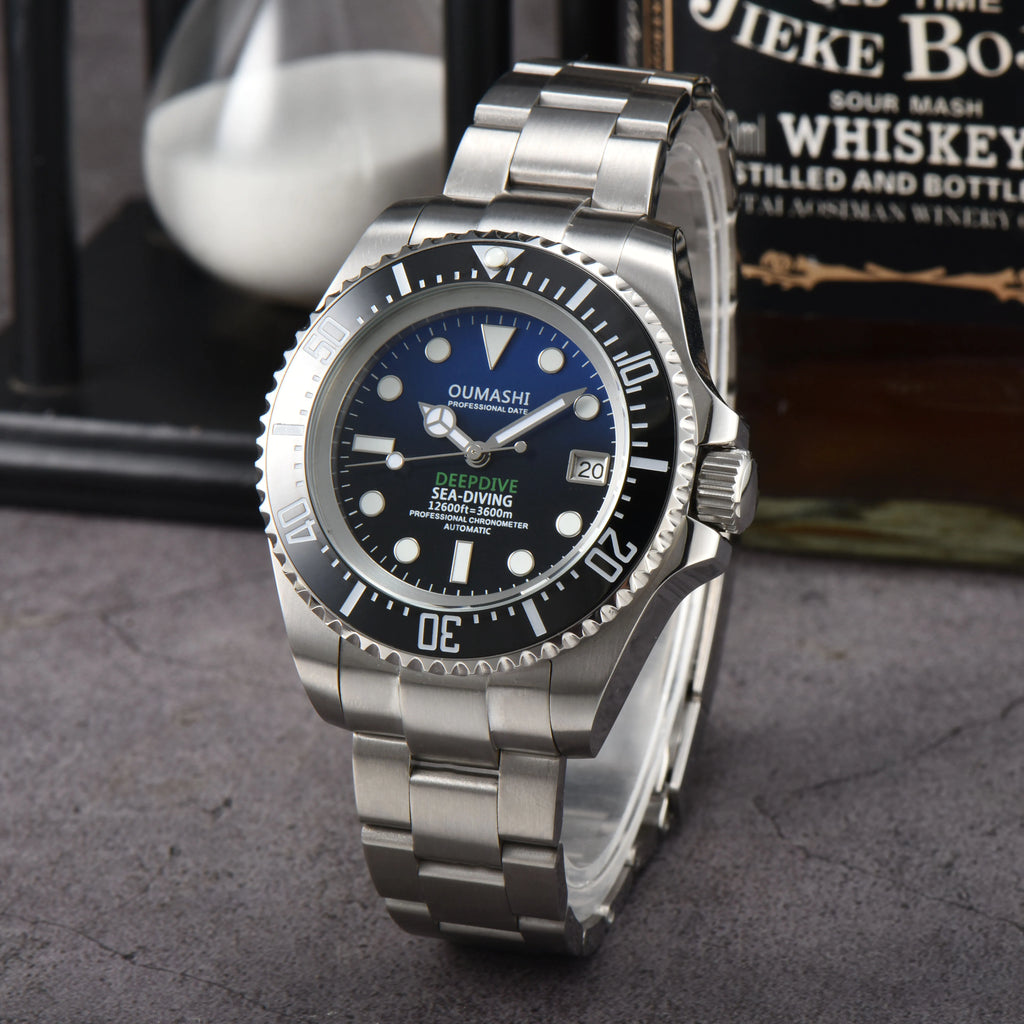 Men's 44mm Deep Sea Automatic Mechanical Dive Watch