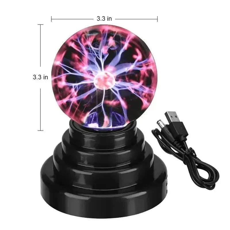 Magic Plasma Ball Lamp - LED Atmosphere Light for Bedroom & Kids Gifts