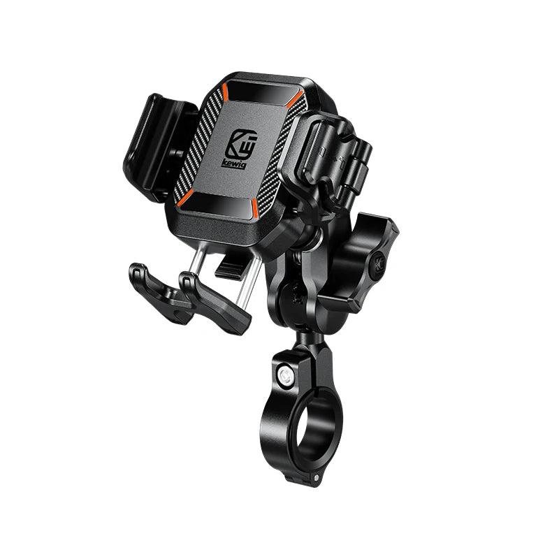 Apex Rush Motorcycle Phone Holder - 15W Wireless & USB-C Fast Charger