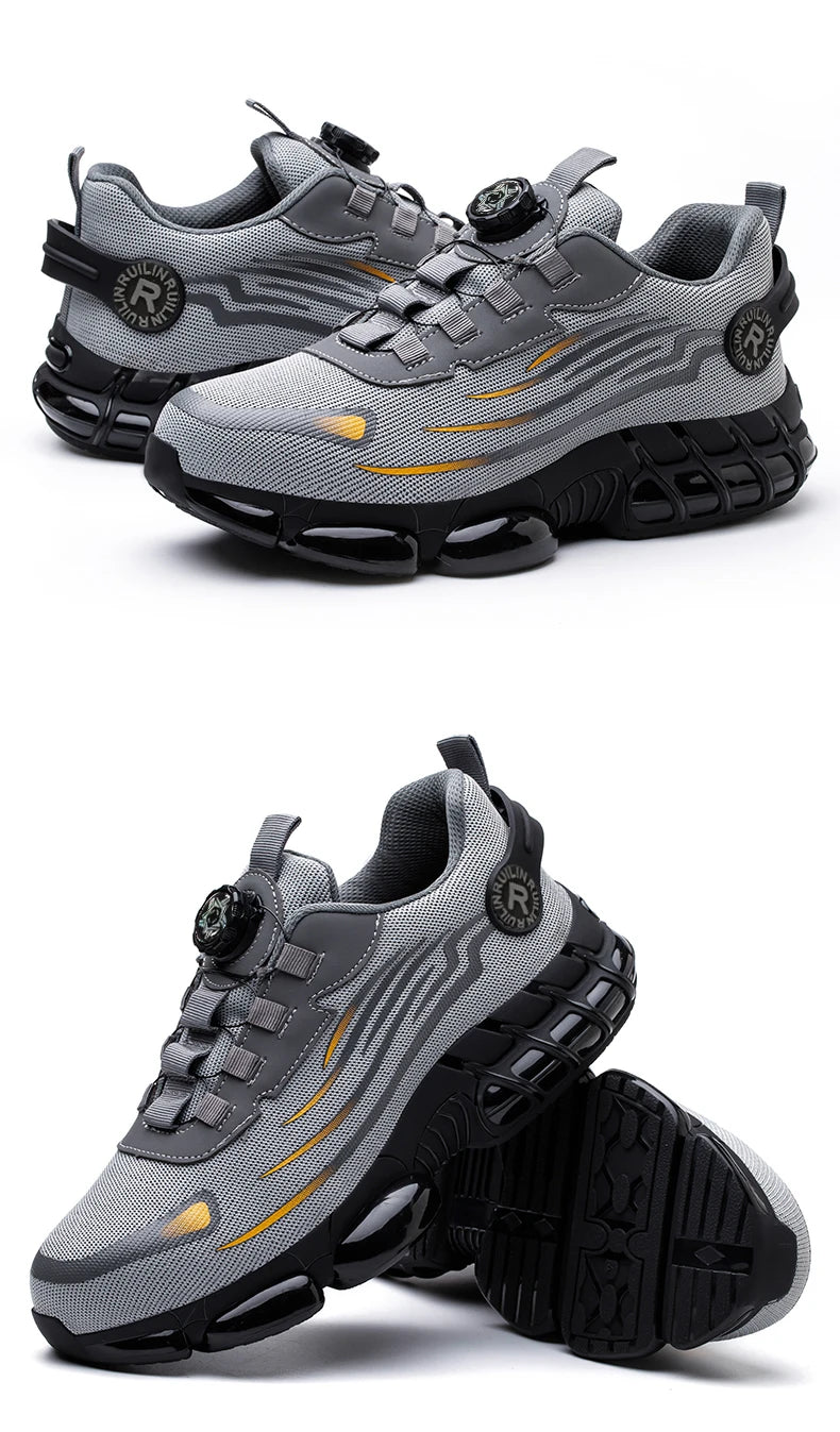 Manlegu Tough Safety Shoes - Ultimate Slip Resistance & Protection