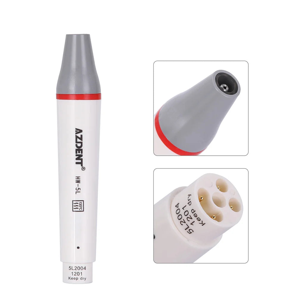 AZDENT Dental Ultrasonic Piezo Scaler Handpiece – 135° Sterilizable, Compatible with SATELEC, DTE, WOODPECKER, EMS, VRN