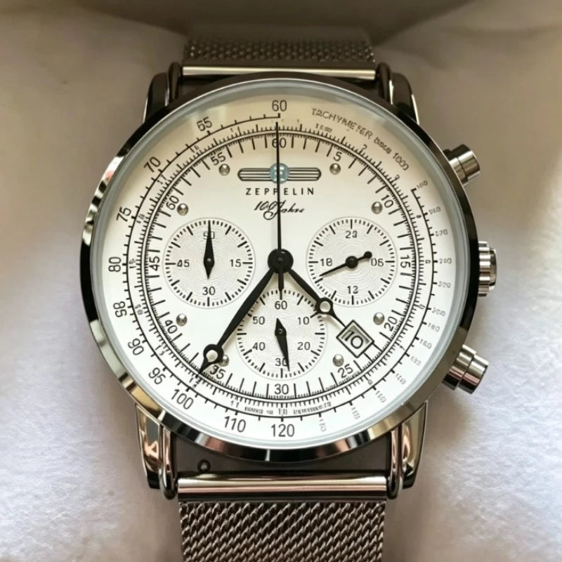Zeppelin Airship Automatic Men's Watch - Retro Business & Leisure Timepiece