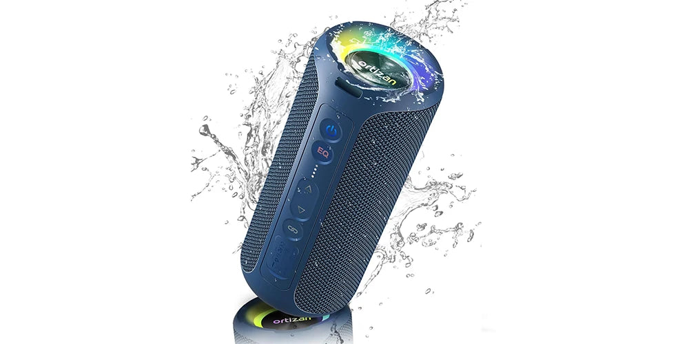 Ortizan 40W Enhanced Bass IP7 Waterproof Outdoor Bluetooth Speaker