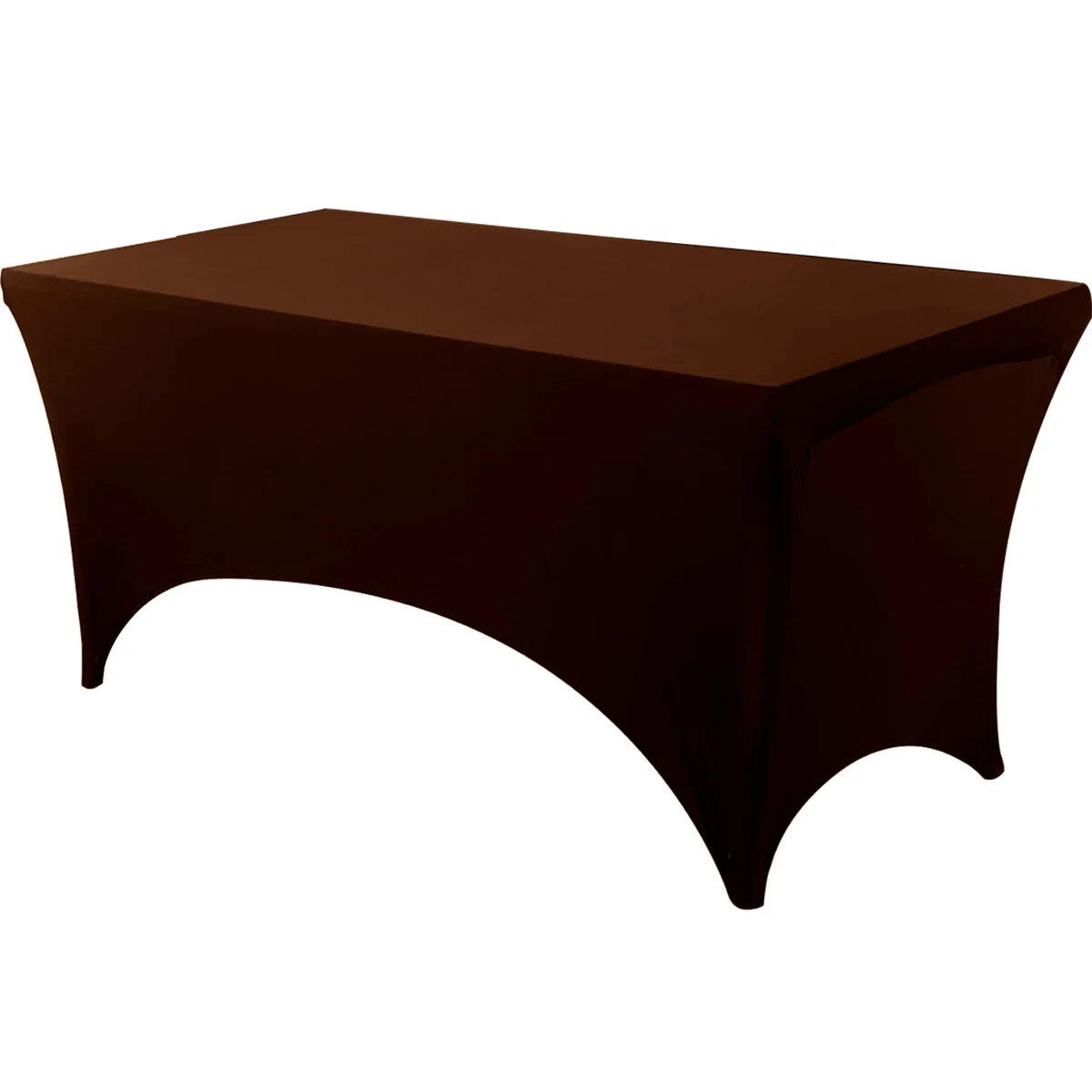 Spandex Tablecloth - Tight Fitted, Washable & Wrinkle Resistant Rectangular Table Cover for Events & Parties