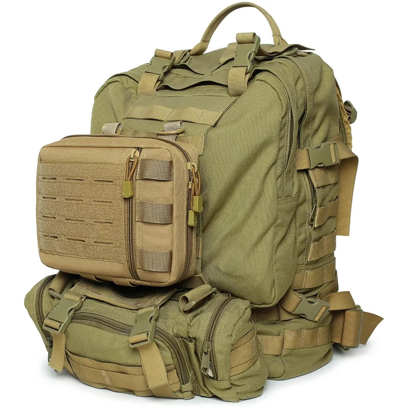 Tactical MOLLE Admin Pouch | Laser-Cut Utility & EDC Organizer Bag