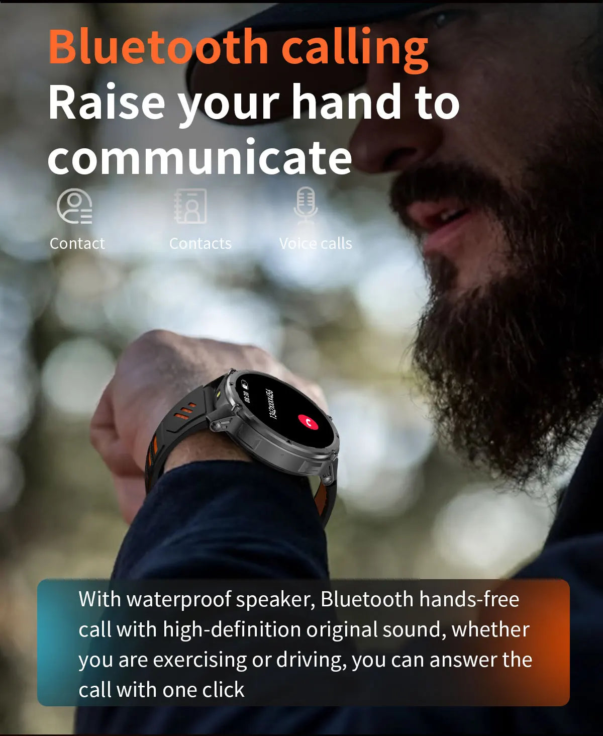 T-Rex3 Pro Smartwatch | 1100mAh Battery, GPS, 5ATM Waterproof, Military-Grade