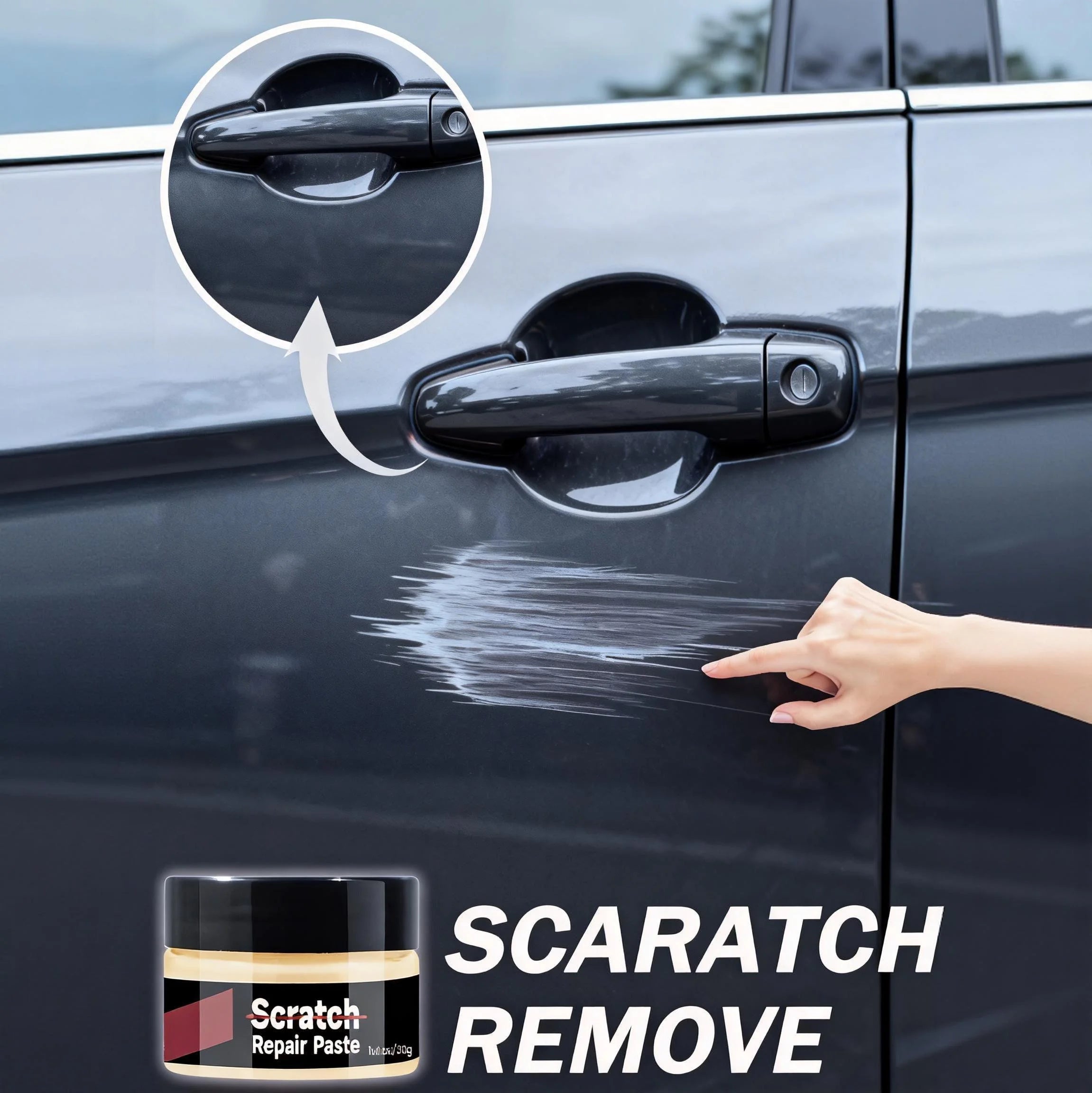 Car Scratch Remover & Paint Repair Wax | All Colors Brightening Coating