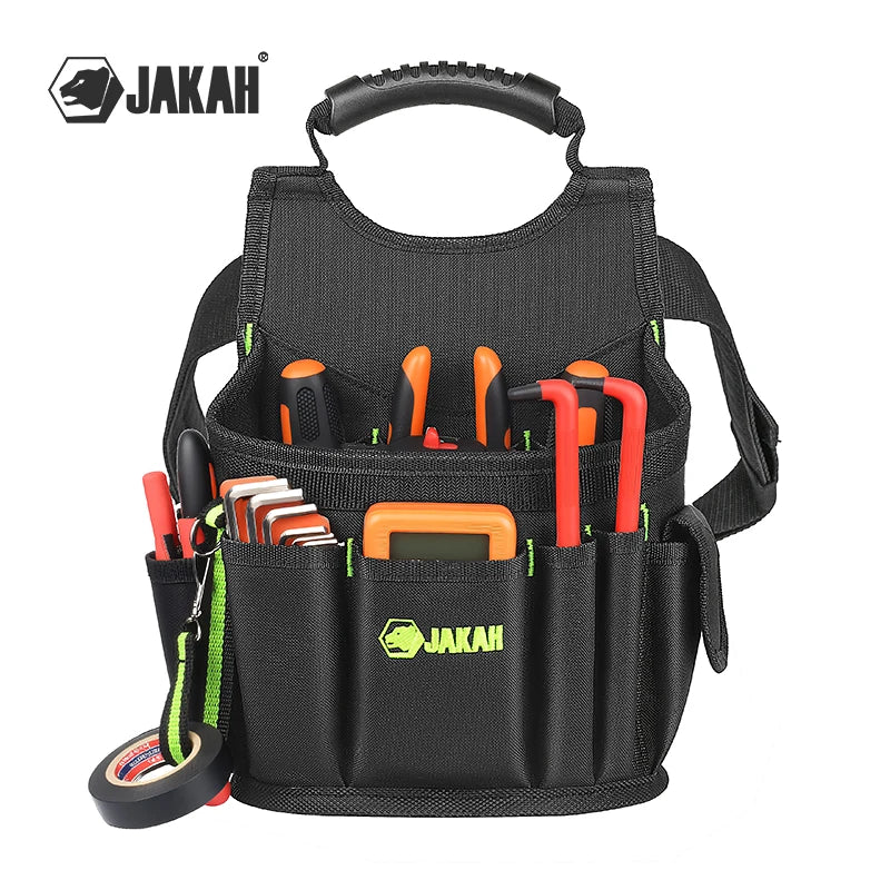 JAKAH Professional Electricians Tool Pouch | 21 Pockets, Ergonomic Handle