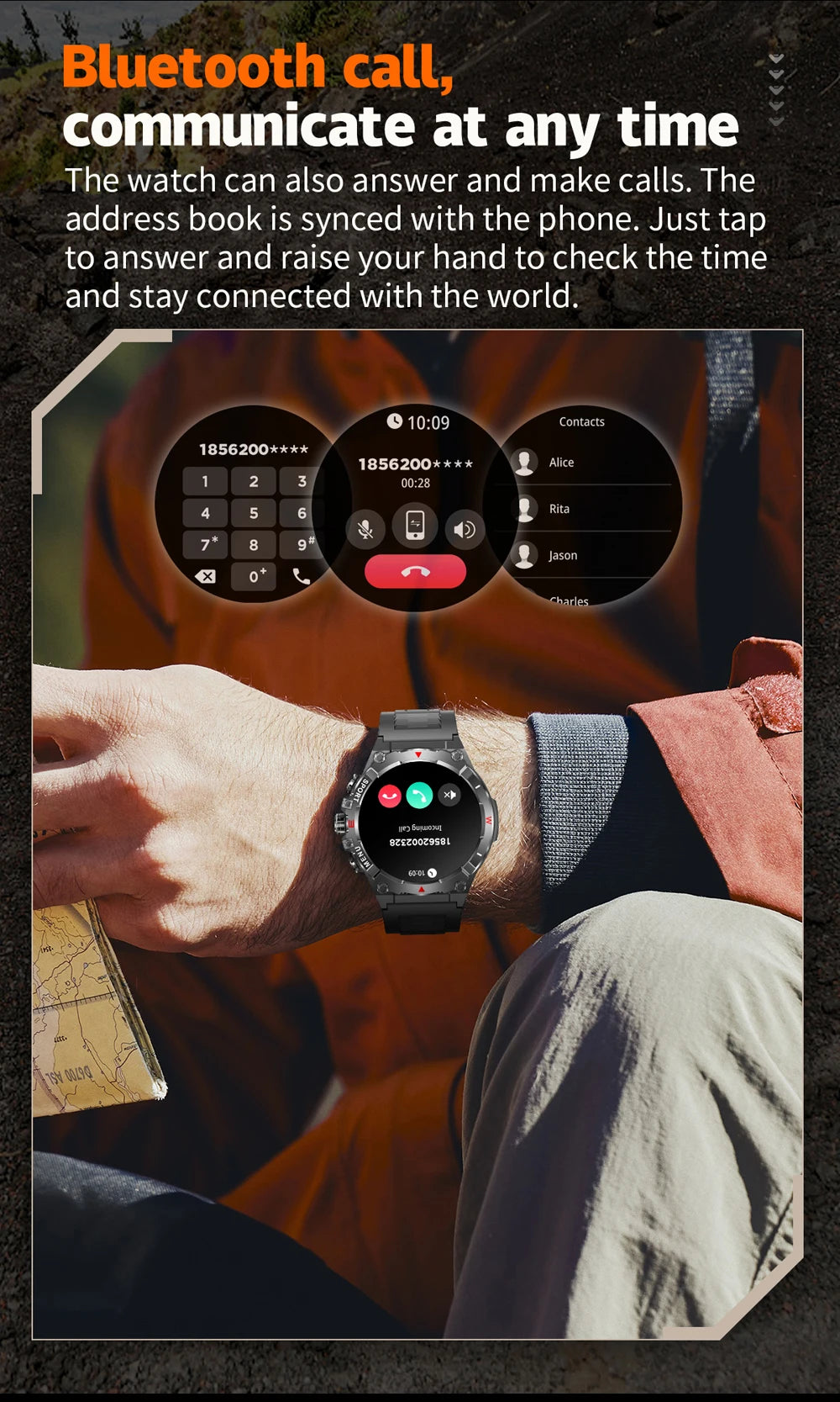 COLMI V76 GPS Smartwatch | Ultra AMOLED & Bluetooth Call