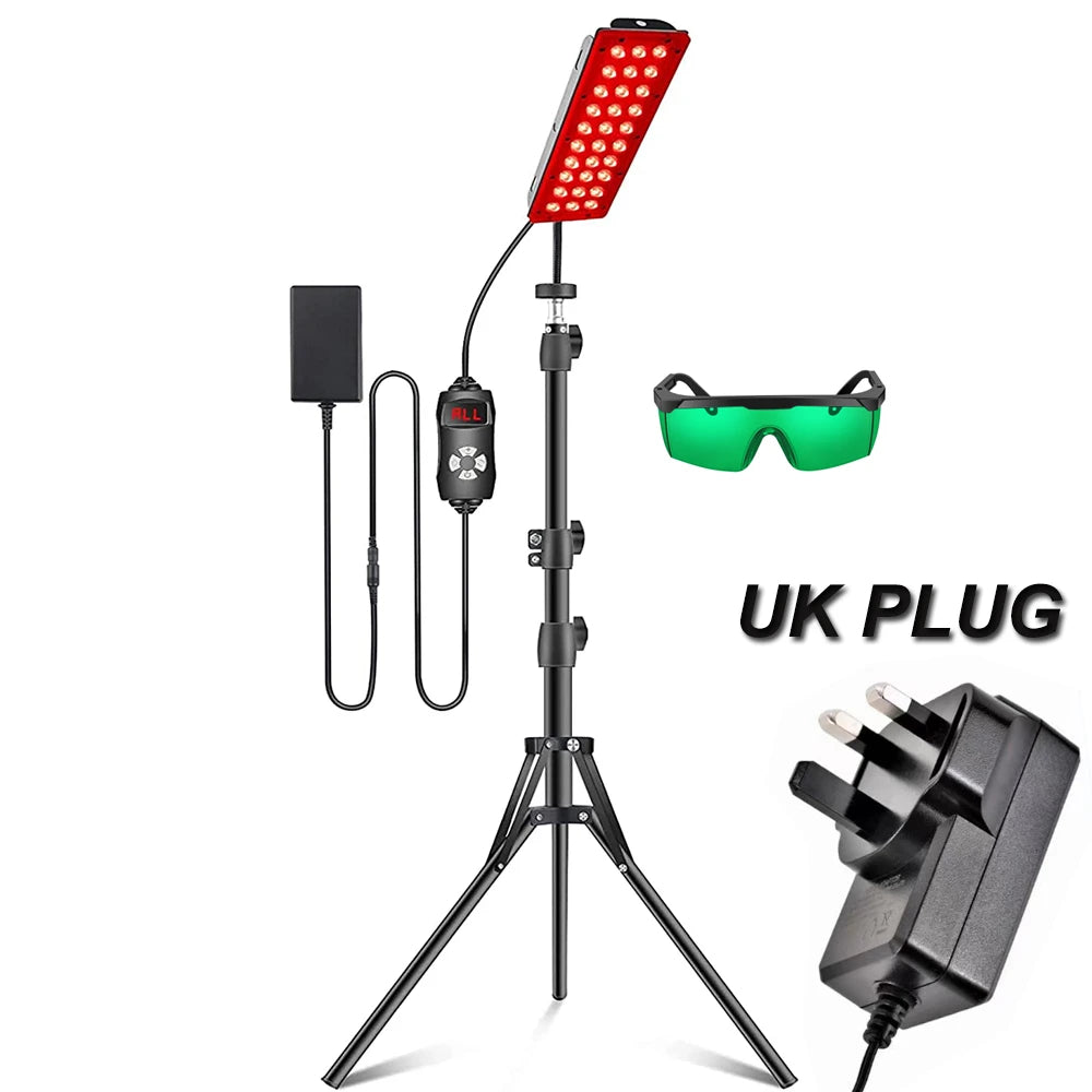 LED Red Light Therapy Lamp for Full Body & Face - Near Infrared for Joint Pain, Muscle Relief & Beauty