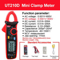 UNI-T UT210E/UT210D Digital Clamp Meter | AC/DC Ammeter | True RMS Multimeter for Electricians & HVAC