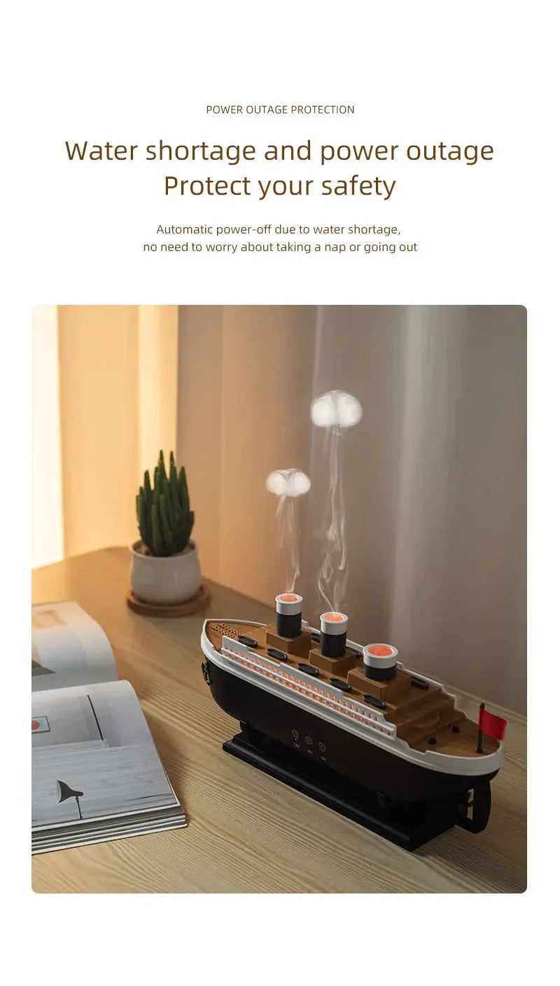 CREAROMA Titanic Humidifier - 250ml Remote Control Air Diffuser