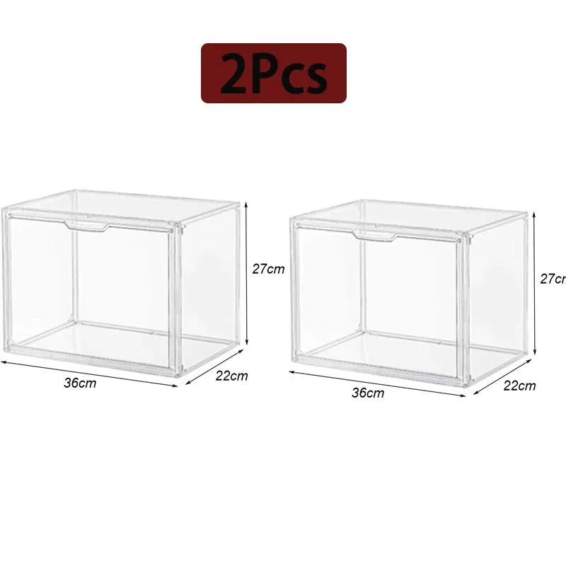 Large Capacity Clear Acrylic Organizer Box for Figures, Blind Boxes & Makeup
