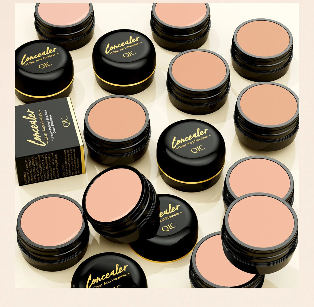 Hydrating Eye Brightening Concealer & Contour Cream - Full Coverage, Long-Lasting Makeup