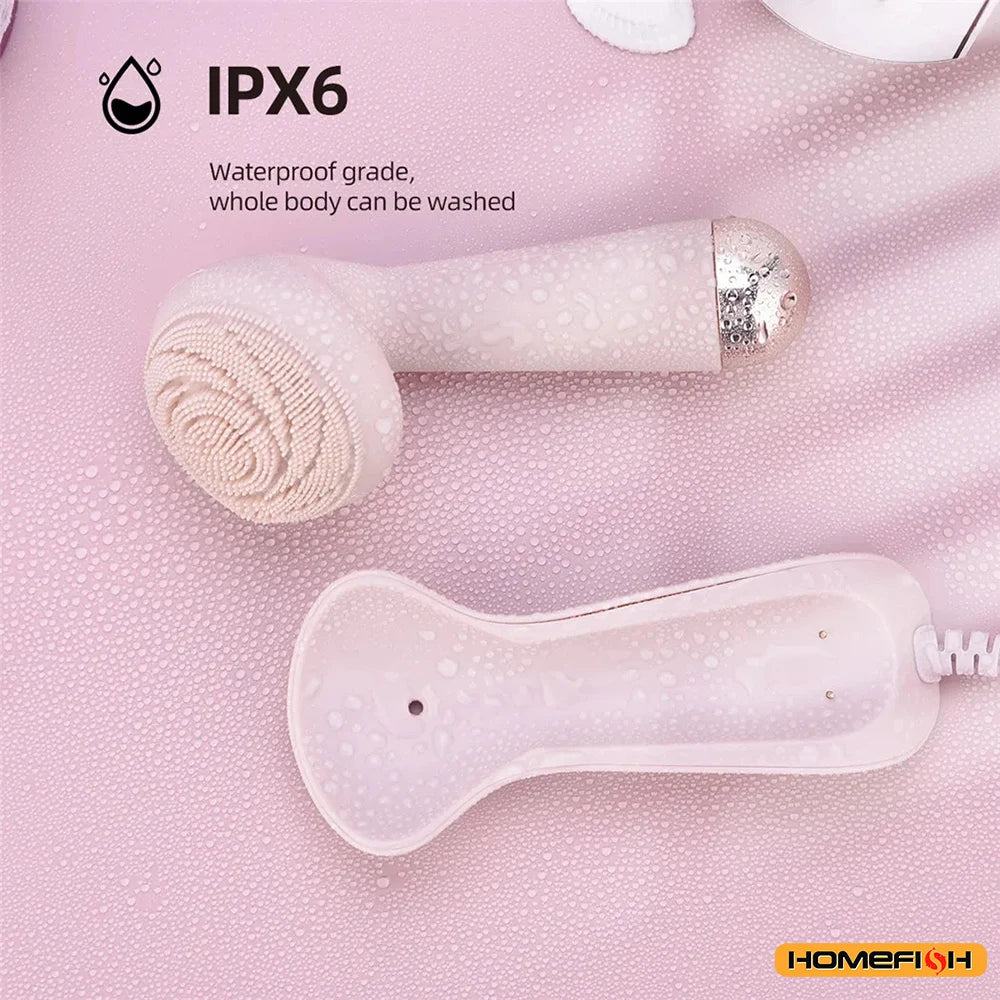 HOMEFISH Silicone Facial Cleansing Brush - Deep Clean & Exfoliate
