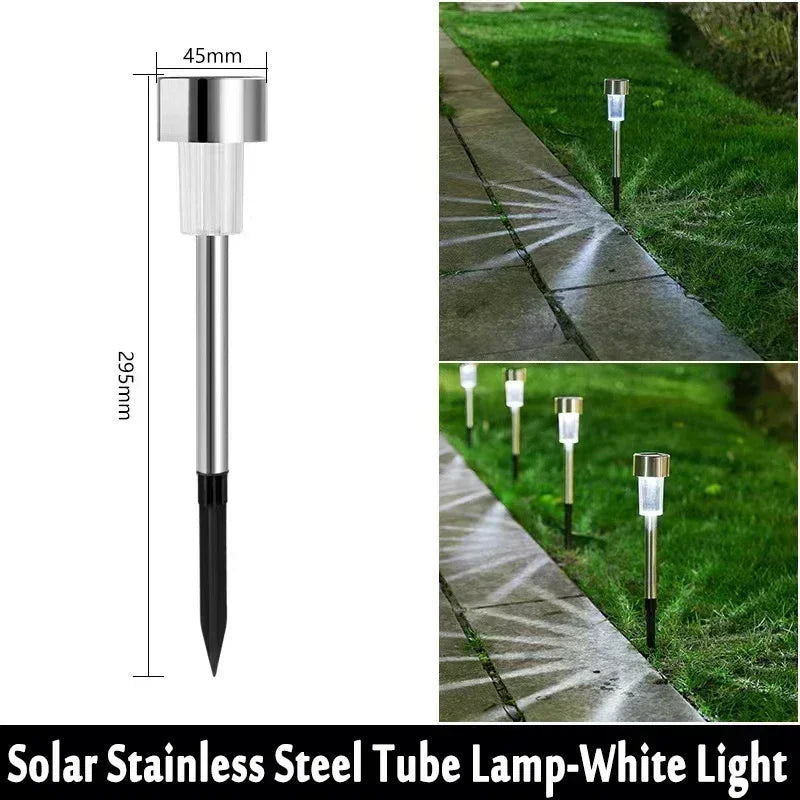 Vabena Solar Garden Lights Outdoor - Waterproof LED Landscape Pathway Lamps (10/20/30 Pcs)