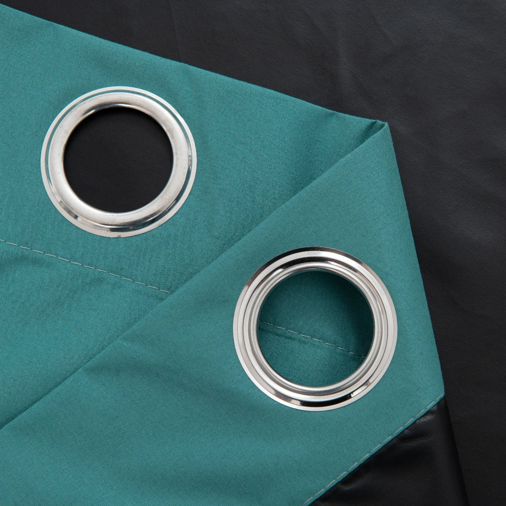 Modern Blackout Curtains - 2 Pcs Set with Coated Lining for Home Decor