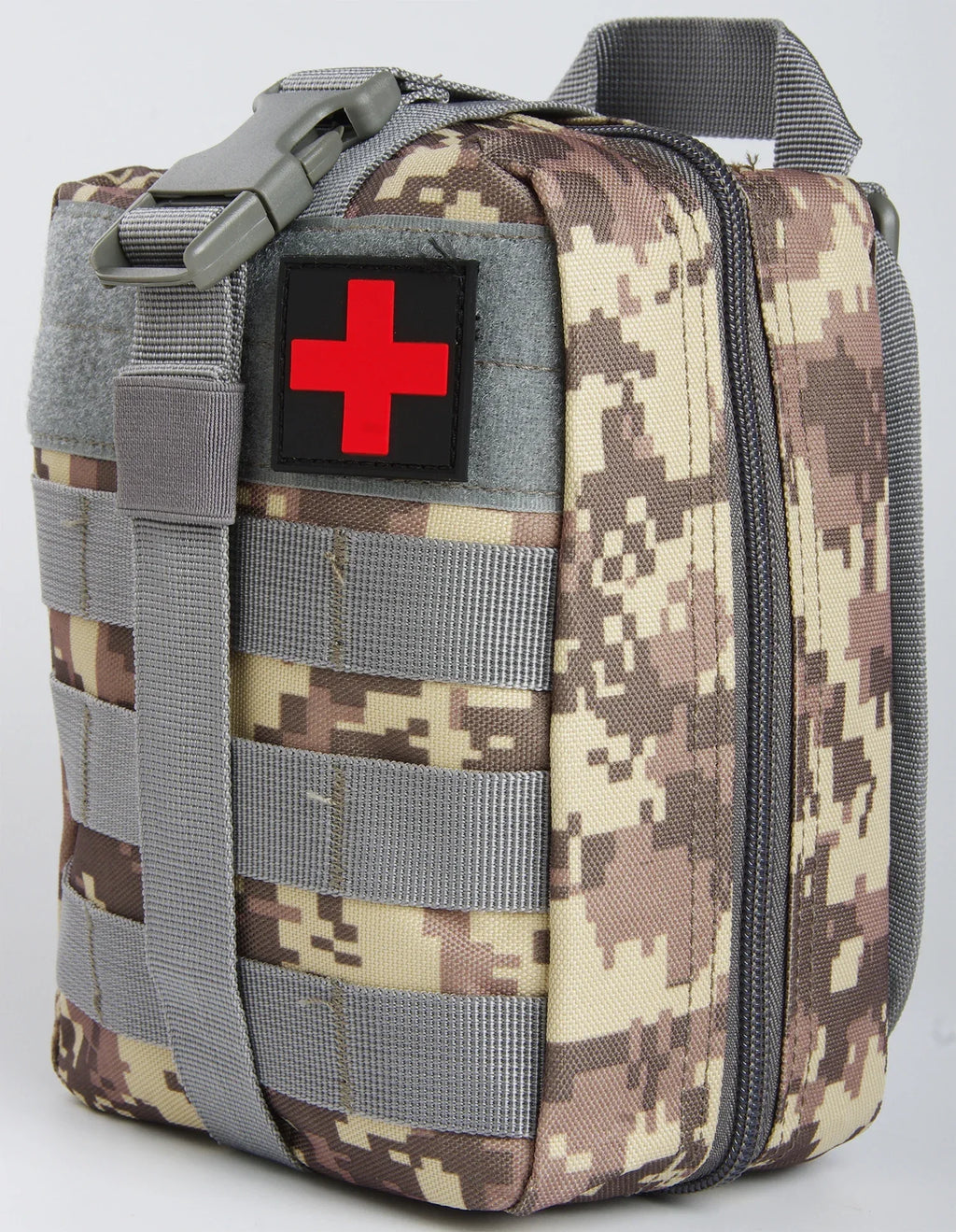 Tactical IFAK First Aid Survival Kit - 18 EMT Emergency Items MOLLE Pouch
