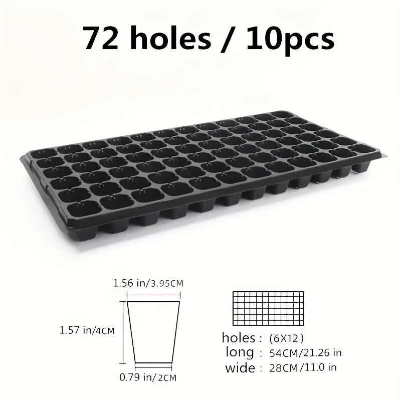 Nursery Seed Starter Tray - Greenhouse & Garden Plant Germination