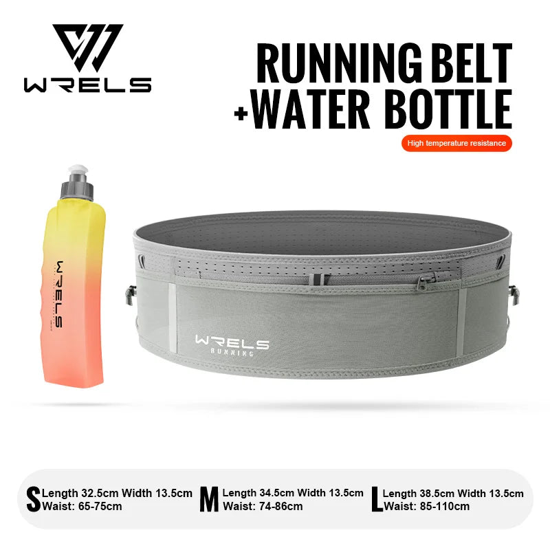 WRELS Invisible Running Belt - Waterproof Multi-Function Marathon Fanny Pack