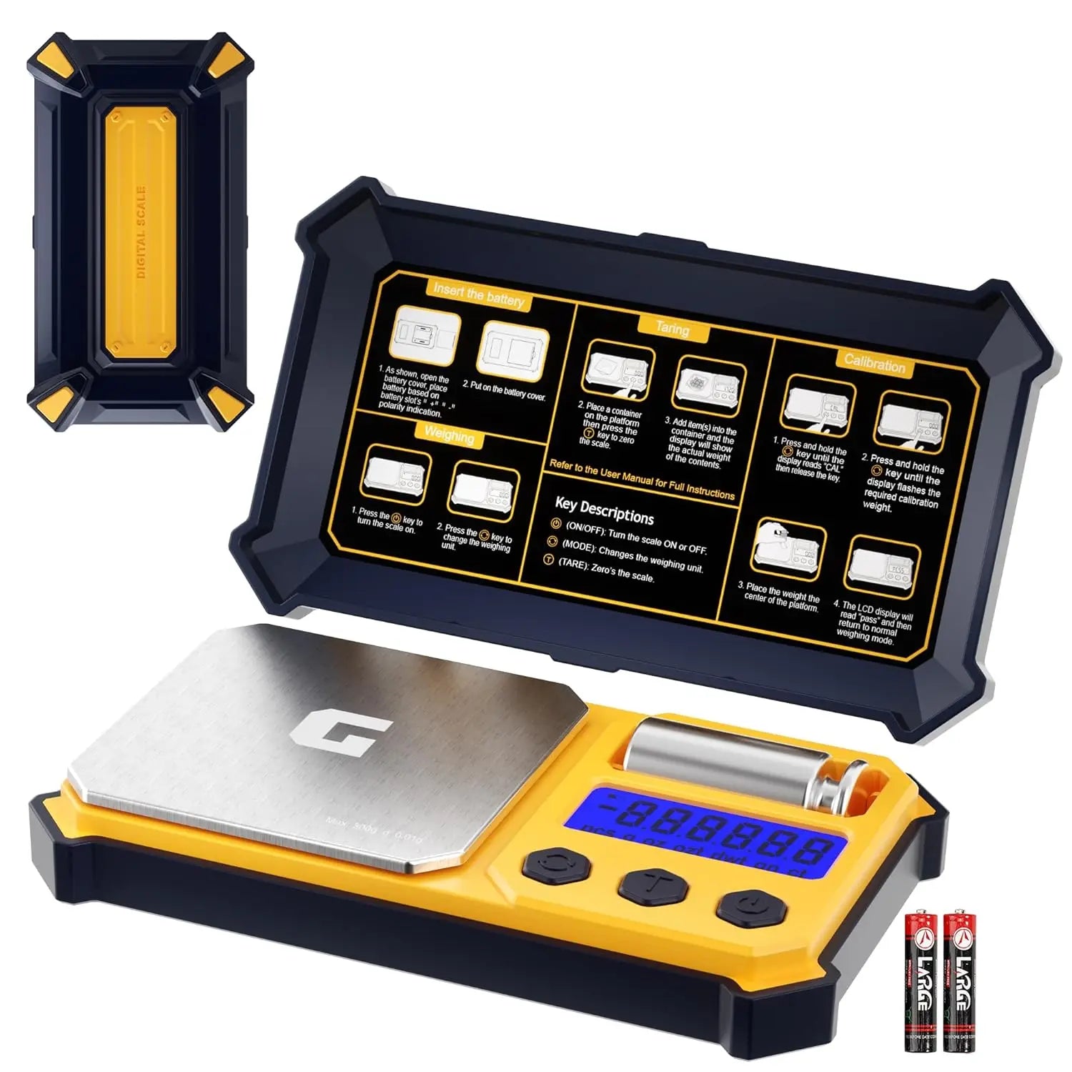 Digital Pocket Gram Scale 300g x 0.01g for Jewelry & Powders