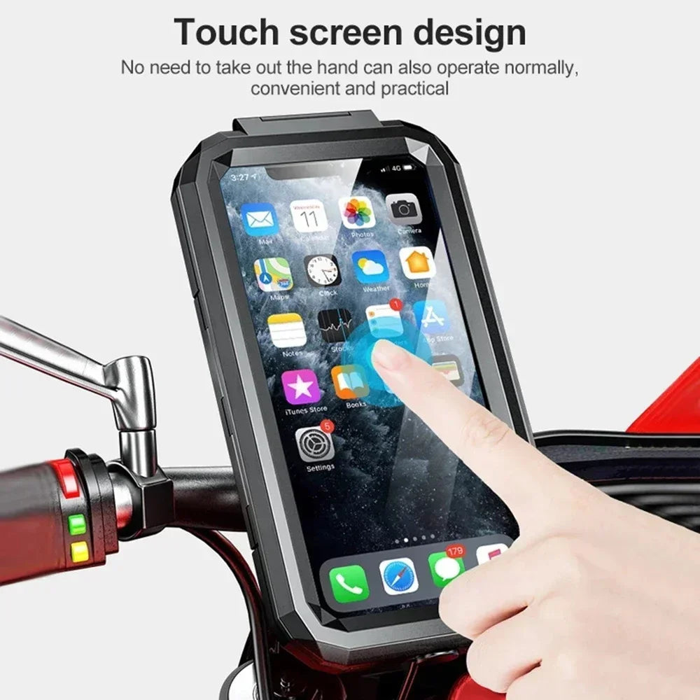 Motorcycle Wireless Charger Phone Mount - QC 3.0 Fast Charging Holder