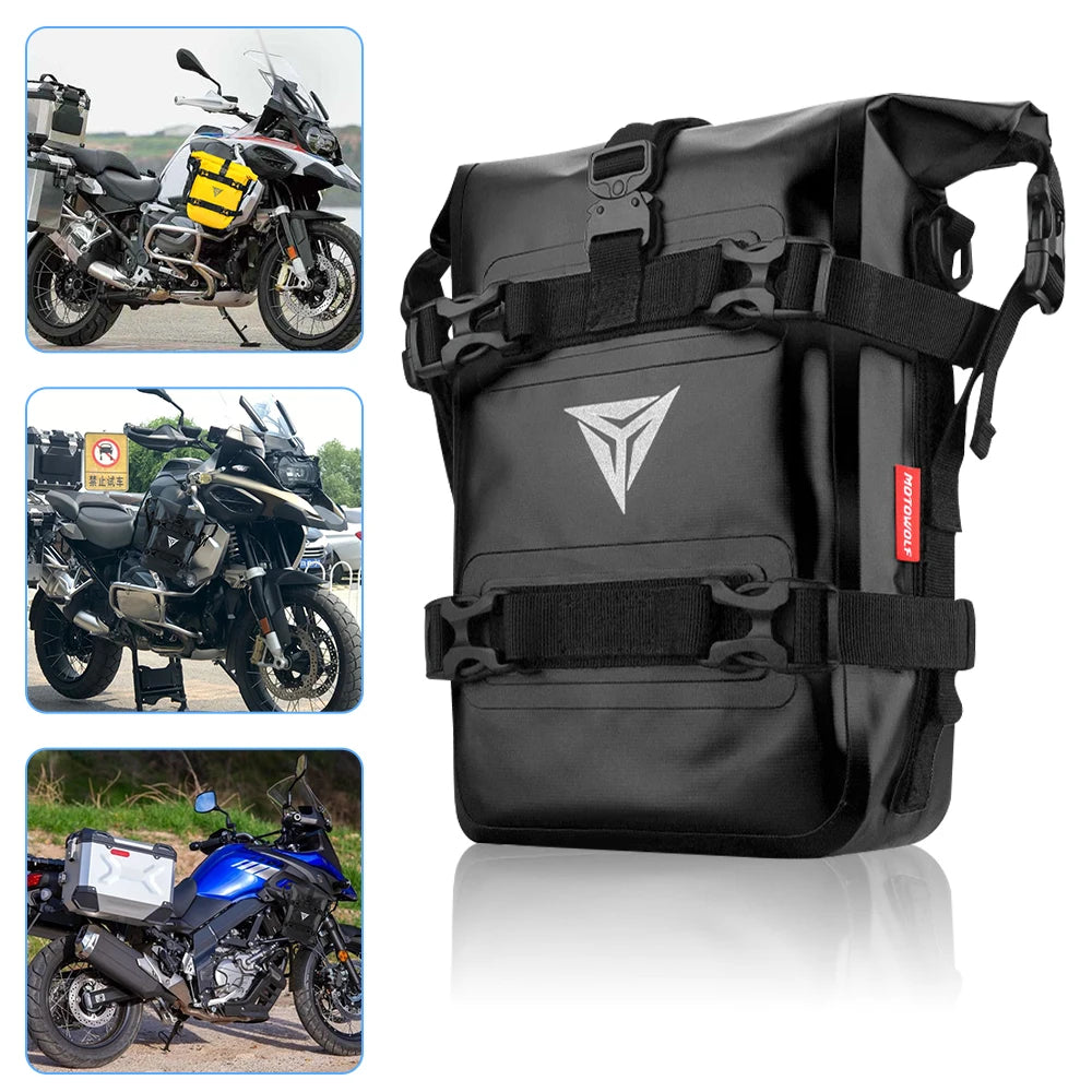 Motorcycle Frame Crash Bar Bag for BMW R1250GS R1200GS ADV Honda NC750X CB500X - Waterproof Tool Storage