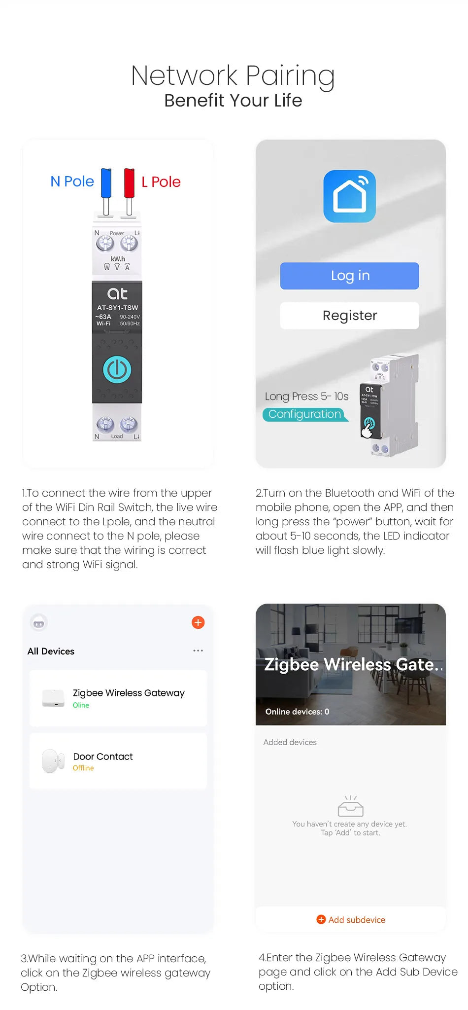 Tuya ZigBee Smart Metering Breaker | Energy Monitoring & Remote Control