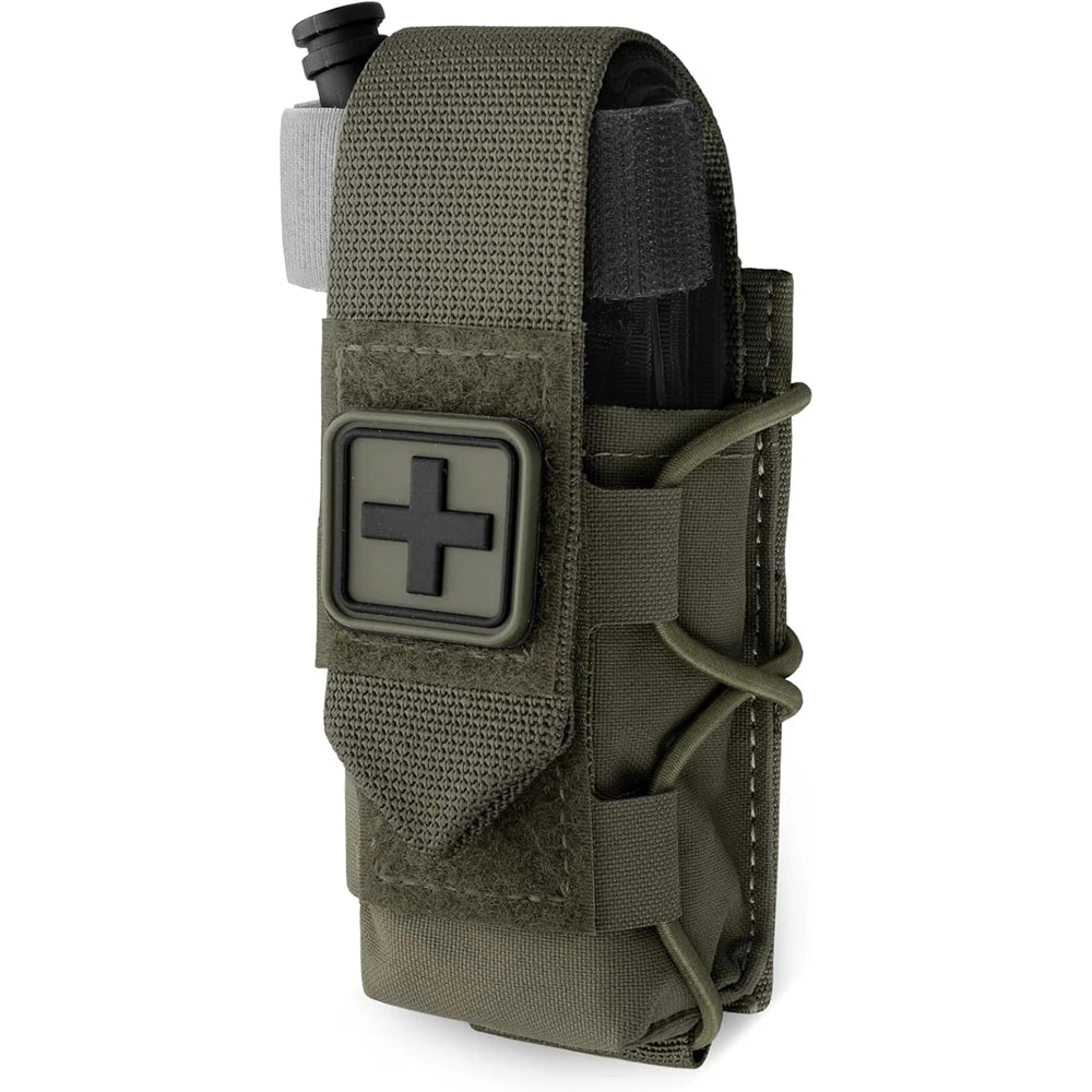 MOLLE Tourniquet Holder IFAK Pouch TQ Holster Tactical Medical Kit