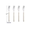 Elegant Beige Silver Cutlery Set | Premium Dining Tableware