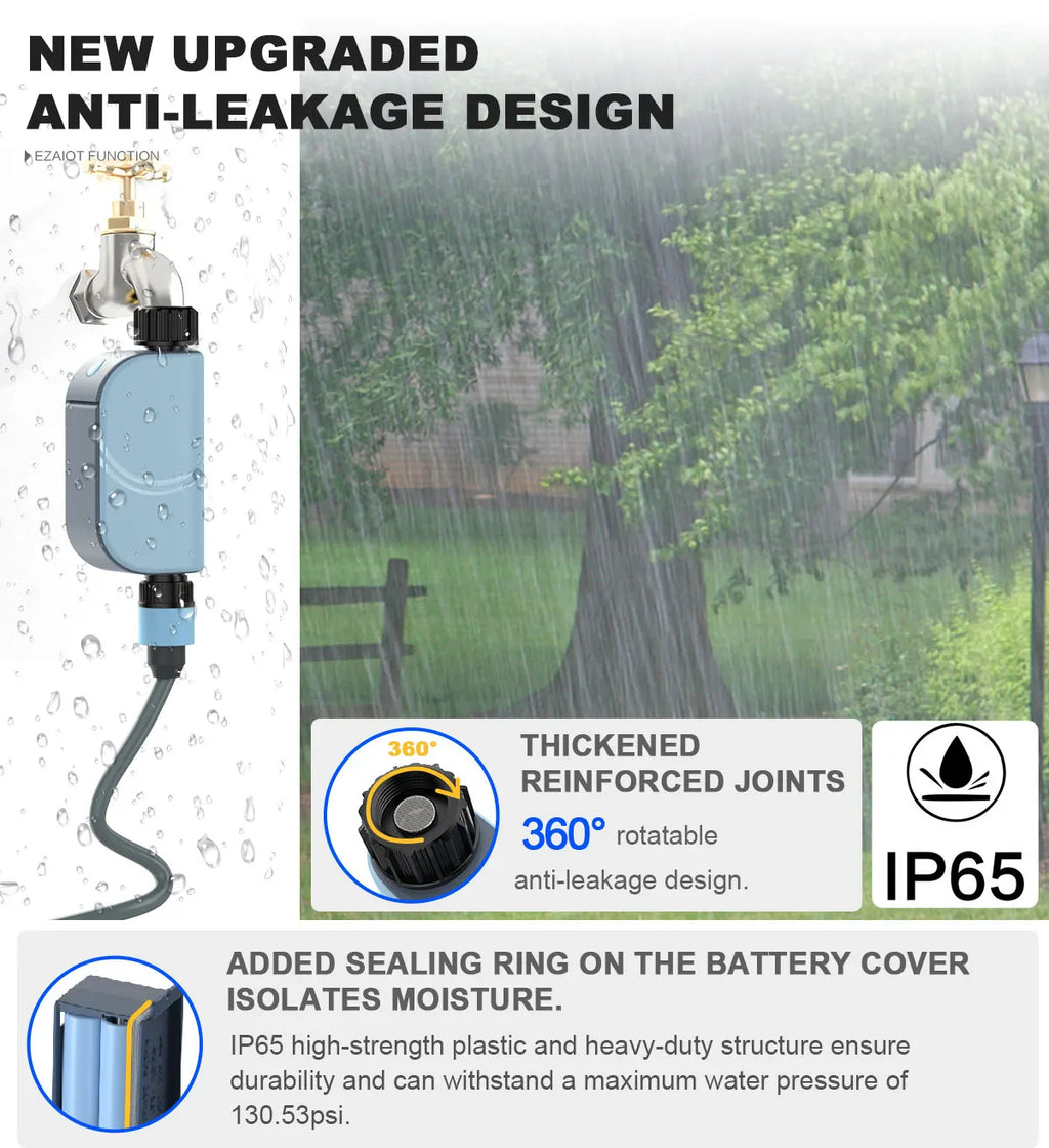 Smart WiFi Garden Watering Timer – Tuya Automatic Sprinkler & Drip System