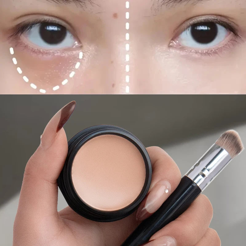 Hydrating Eye Brightening Concealer & Contour Cream - Full Coverage, Long-Lasting Makeup