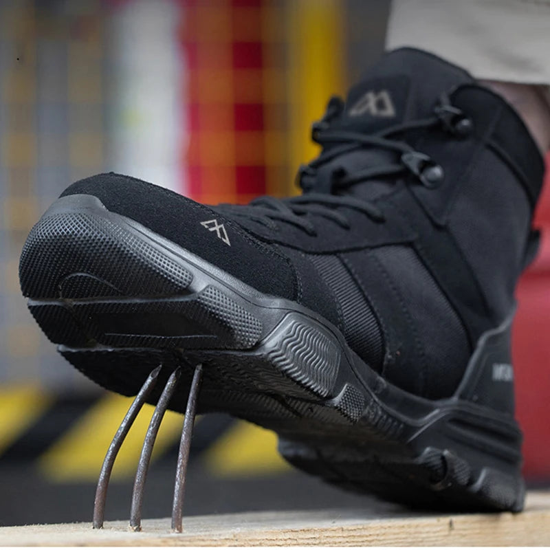 Vabena Breathable Anti-Smash Safety Boots for Work